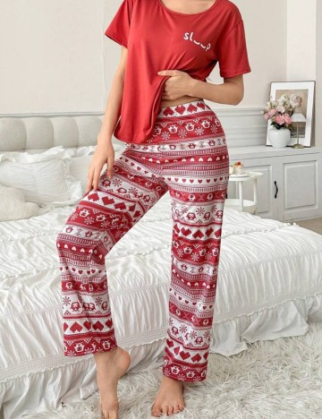 Compleu pijamale Shein, mix culori