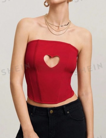 Top Shein, roșu