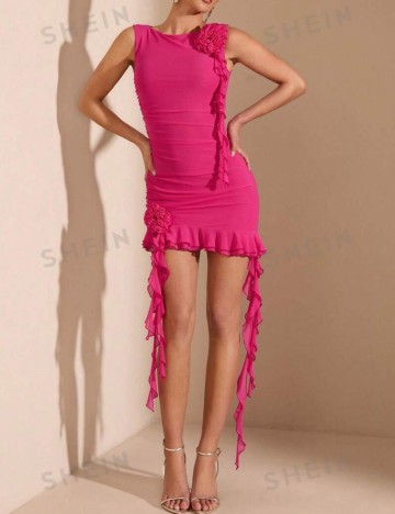 Rochie mini Shein, roz