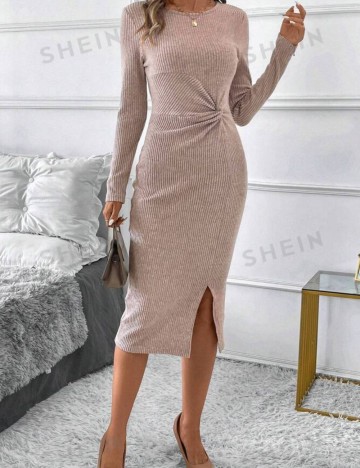 Rochie midi Shein, roz