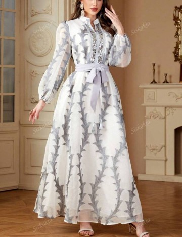 Rochie maxi Shein, alb