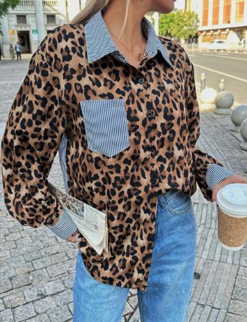 Cămașă Shein, mix culori