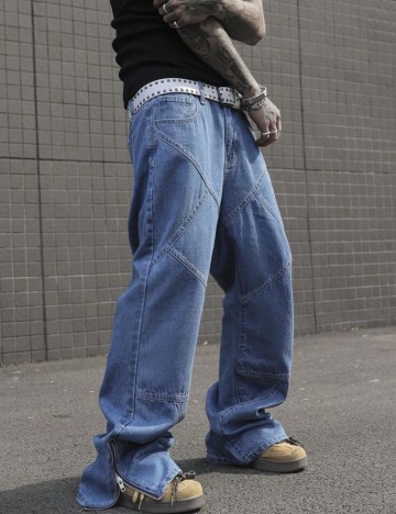 Jeans Shein, albastru