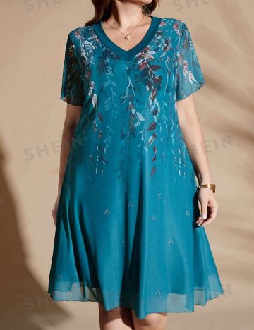 Rochie mini Shein, verde