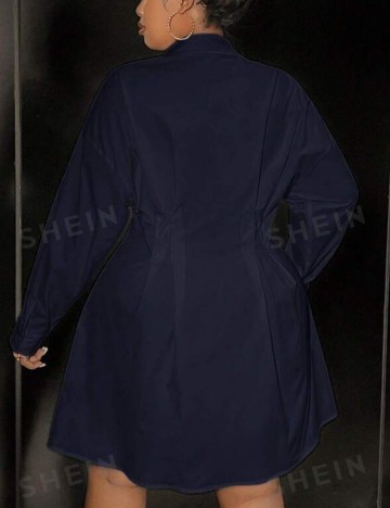 Rochie mini Shein Curve+, albastru