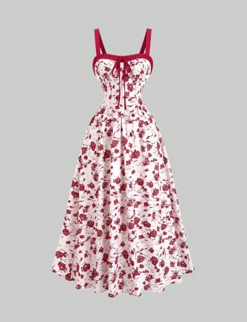 Rochie midi Shein, mix culori