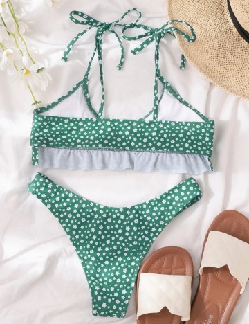 Costum de baie Shein, mix culori