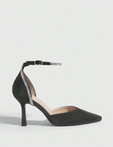 Pantofi cu toc CUCCOO by SHEIN, negru