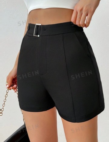 Pantaloni scurți Shein, negru