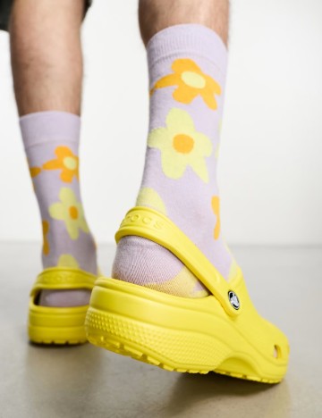 Sandale Crocs, galben