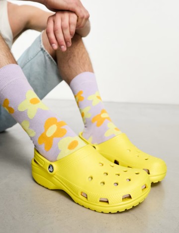 Sandale Crocs, galben