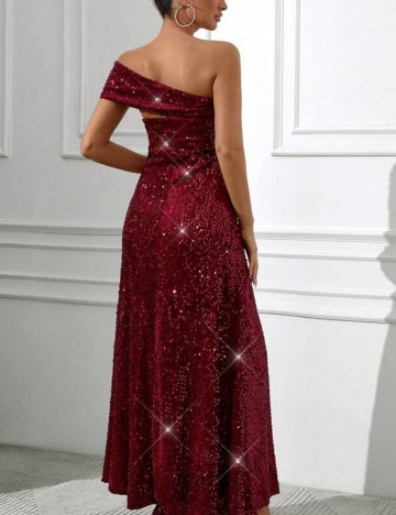 Rochie maxi Shein, vișiniu