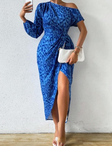 Rochie midi Shein, mix culori