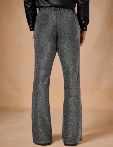 Pantaloni MANFINITY by Shein, argintiu