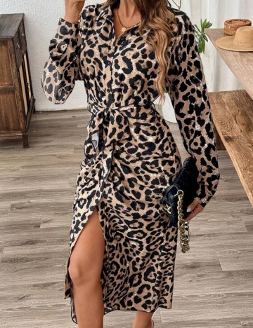 Rochie midi Shein, mix culori