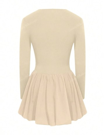 Rochie mini Shein, crem