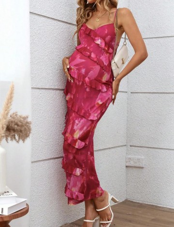 Rochie maxi Shein, mix culori