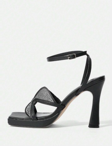 Sandale Cu Toc Shein, negru