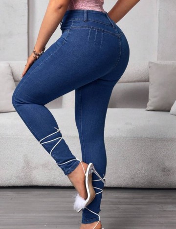 Jeans Shein, albastru
