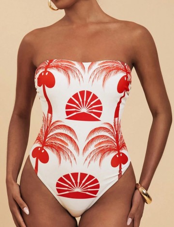 Costum de baie întreg Shein, mix culori