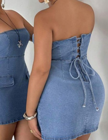 Rochie mini Shein, albastru