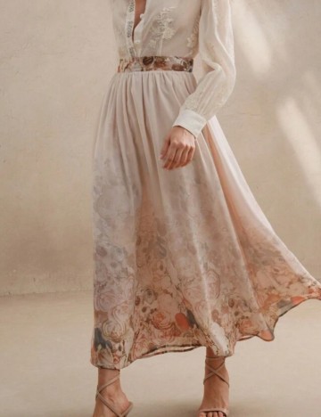 Fustă maxi Shein, mix culori