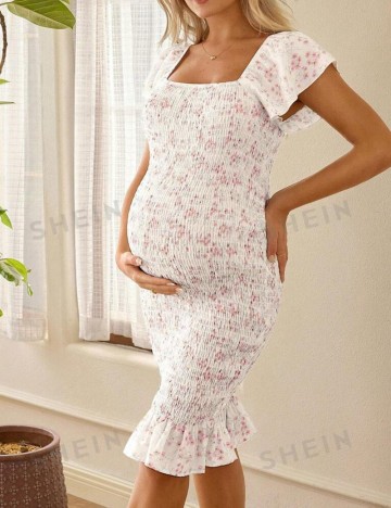 Rochie midi Shein Curve+, mix culori