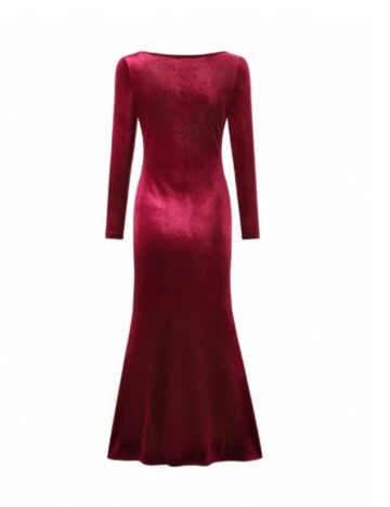 Rochie de ocazie Shein, vișiniu