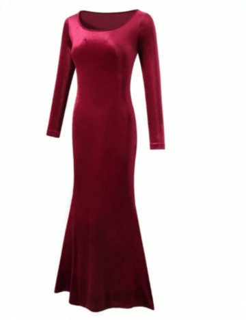 Rochie de ocazie Shein, vișiniu