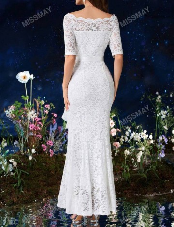 Rochie maxi Shein, alb