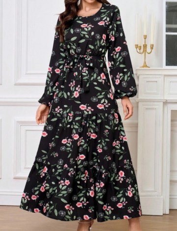 Rochie maxi Shein, mix culori