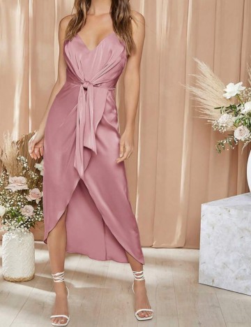 Rochie midi Shein, roz