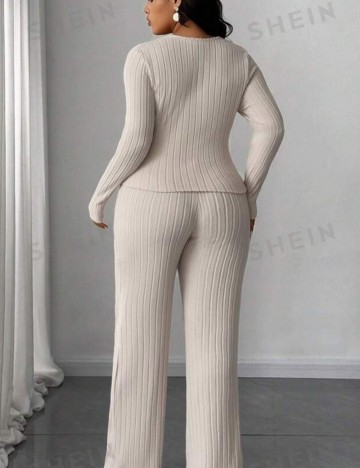 Compleu Shein Curve+, bej