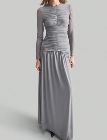 Rochie maxi Shein, gri