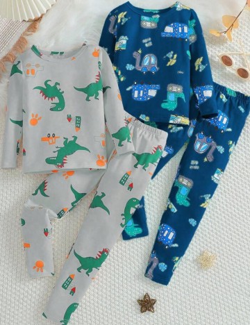 Set pijamale Shein, mix culori
