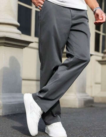 Pantaloni MANFINITY by Shein, gri