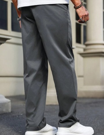 Pantaloni MANFINITY by Shein, gri