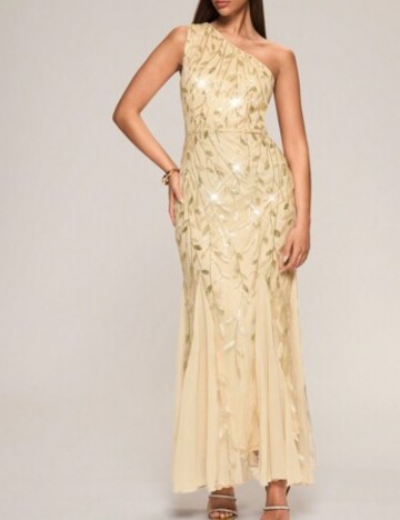 Rochie de ocazie Shein, crem