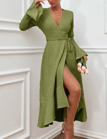 Rochie midi Shein, verde