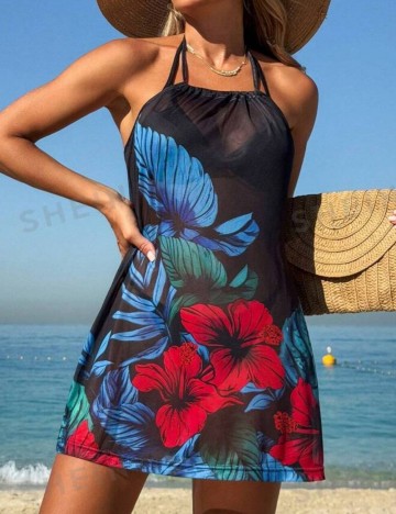 Rochie de plajă Shein, mix culori