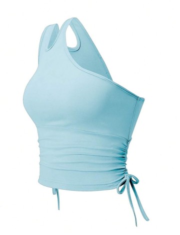 Top Shein Curve+, albastru
