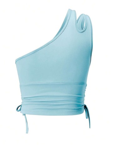 Top Shein Curve+, albastru