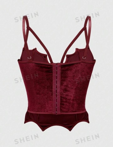 Top Romwe by Shein, vișiniu