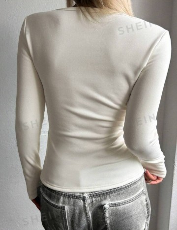 Bluză DAZY by Shein, crem