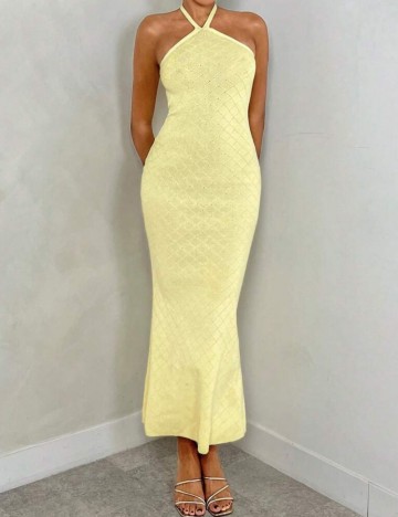 Rochie maxi Shein, galben