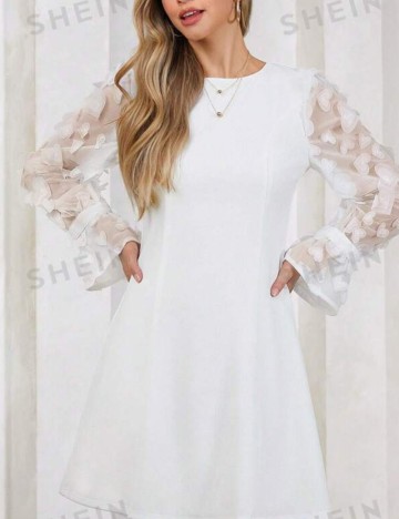 Rochie mini Shein, alb