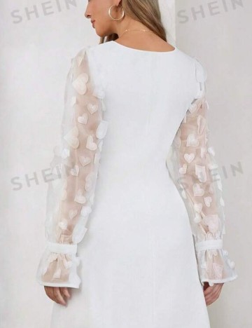 Rochie mini Shein, alb