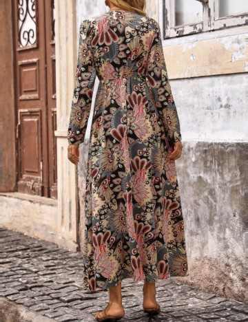 Rochie maxi Shein, mix culori