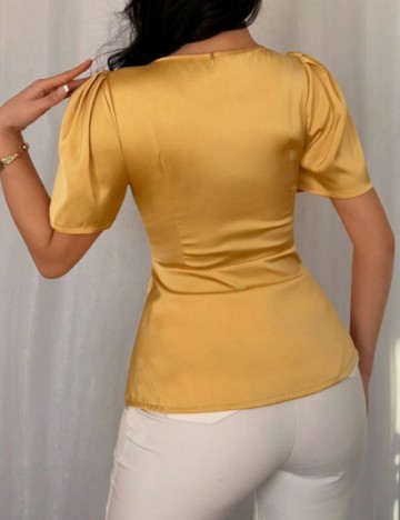 Tricou Shein, galben