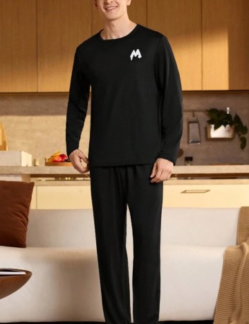 Compleu pijamale Shein, negru